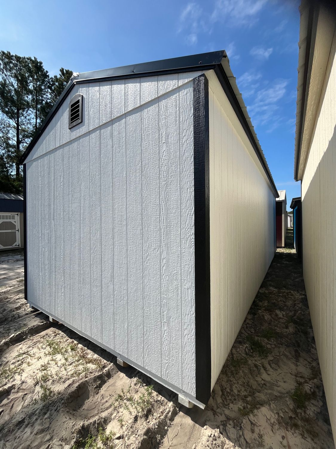 12X28 Utility Shed w/Garage Door