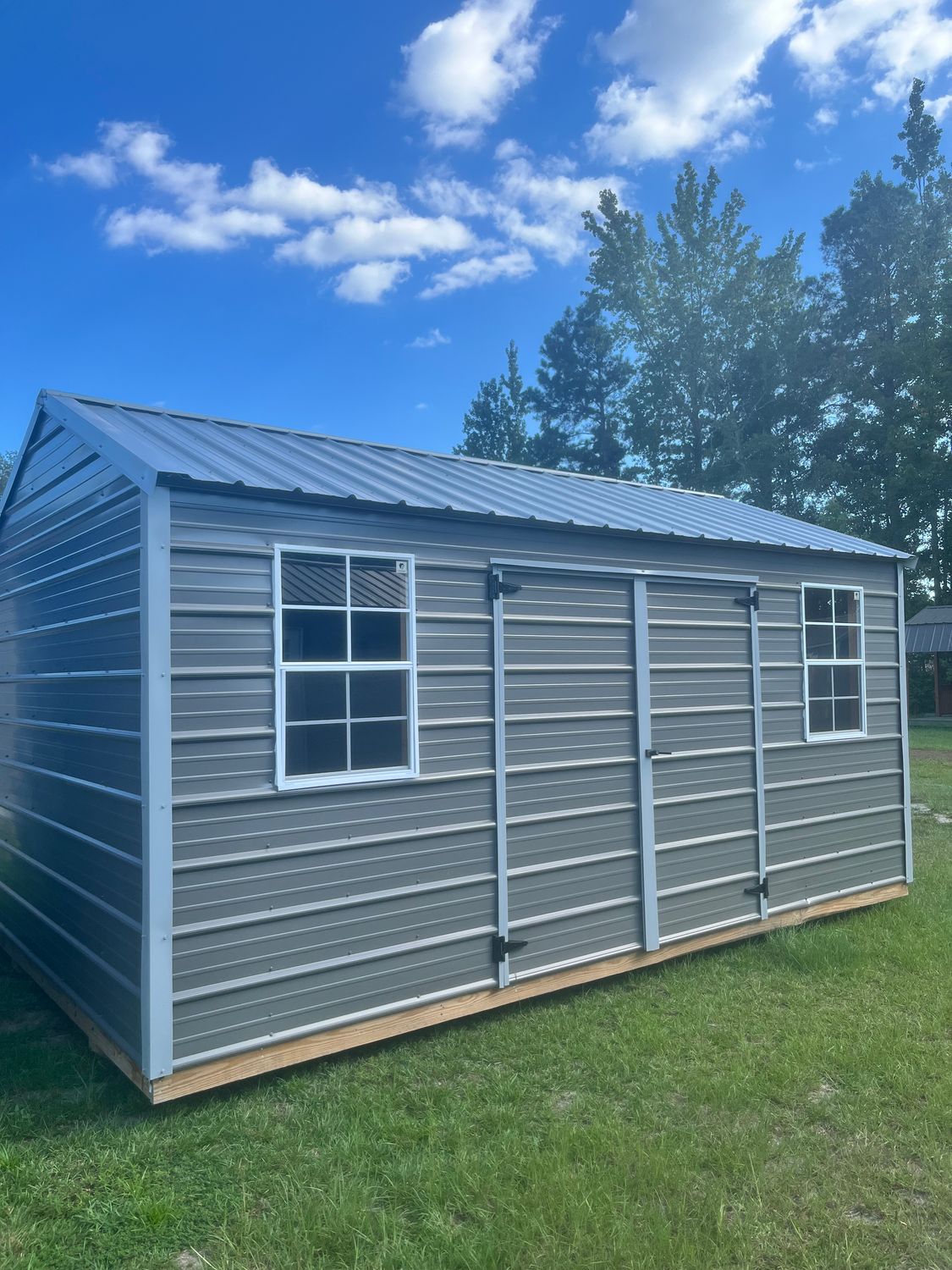 10 x 16 Side Metal Utility Shed( REPO SPECIAL- Lbg Location) 10 x 16 Side Metal Utility Shed( REPO SPECIAL- Lbg Location)