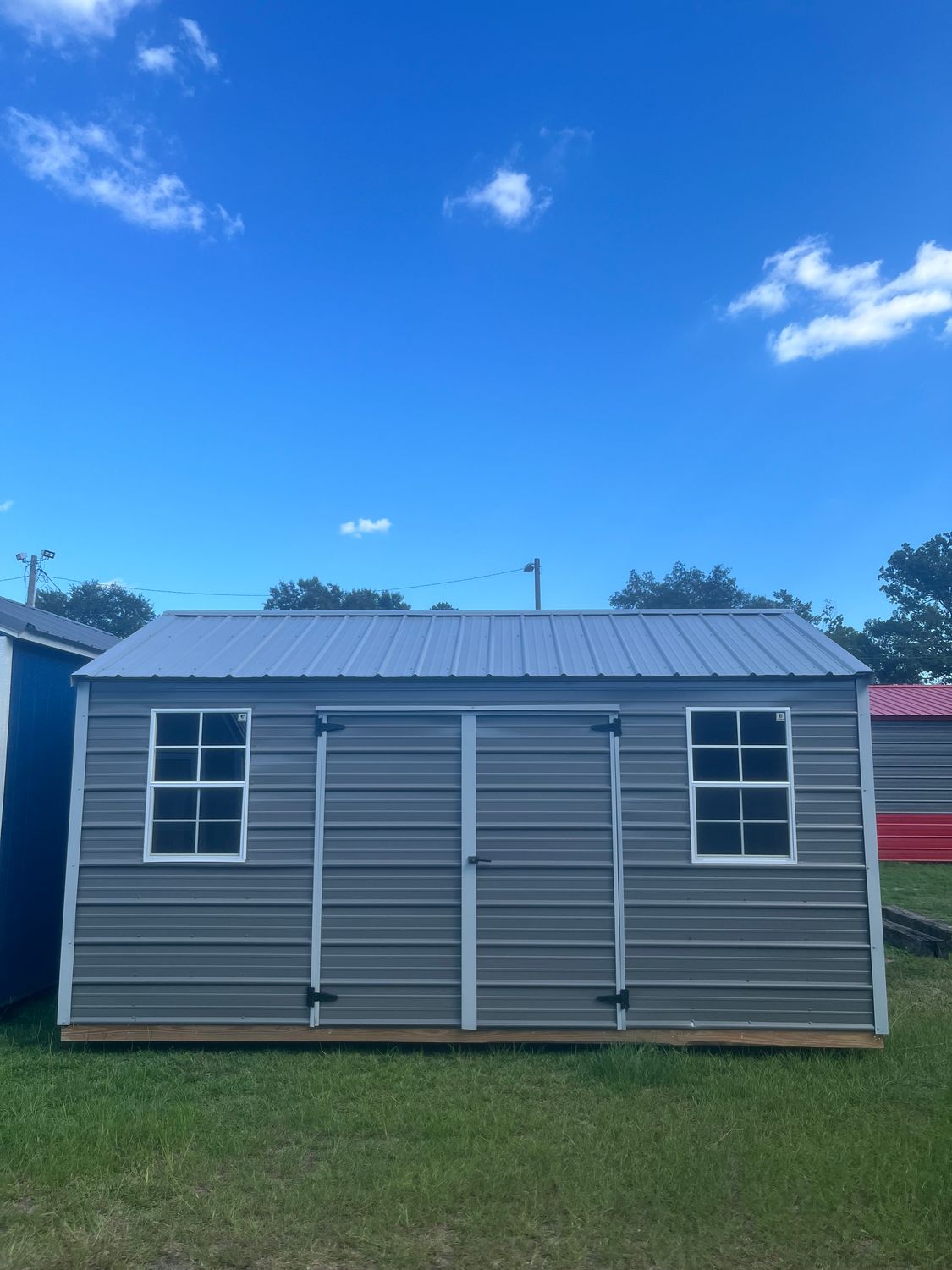 10 x 16 Side Metal Utility Shed( REPO SPECIAL- Lbg Location) 10 x 16 Side Metal Utility Shed( REPO SPECIAL- Lbg Location)