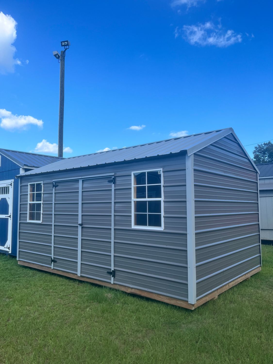10 x 16 Side Metal Utility Shed( REPO SPECIAL- Lbg Location) 10 x 16 Side Metal Utility Shed( REPO SPECIAL- Lbg Location)