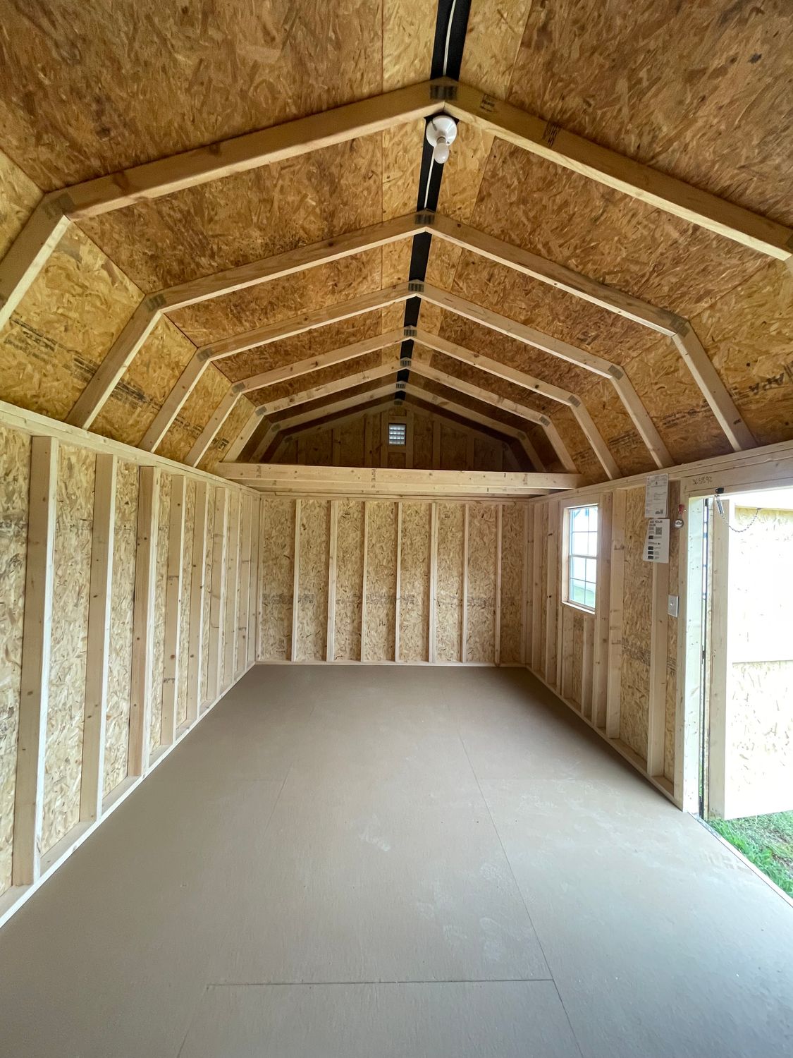 SIDE LOFTED BARN 12X24 SIDE LOFTED BARN 12X24