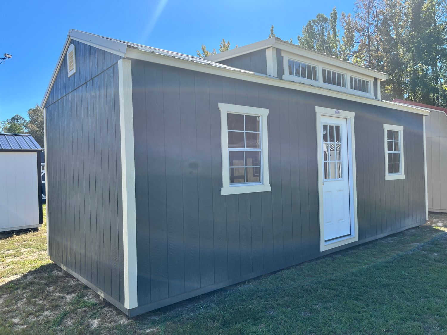 10 x 24 Side Utility W/Dormer Pkg 10 x 24 Side Utility W/Dormer Pkg