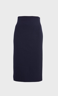 HIGH-WAISTED PENCIL SKIRT MIDI IN BLACK HIGH-WAISTED PENCIL SKIRT MIDI IN BLACK