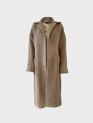 OVERSIZED COAT MIDI ALPACA BEIGE OVERSIZED COAT MIDI ALPACA BEIGE