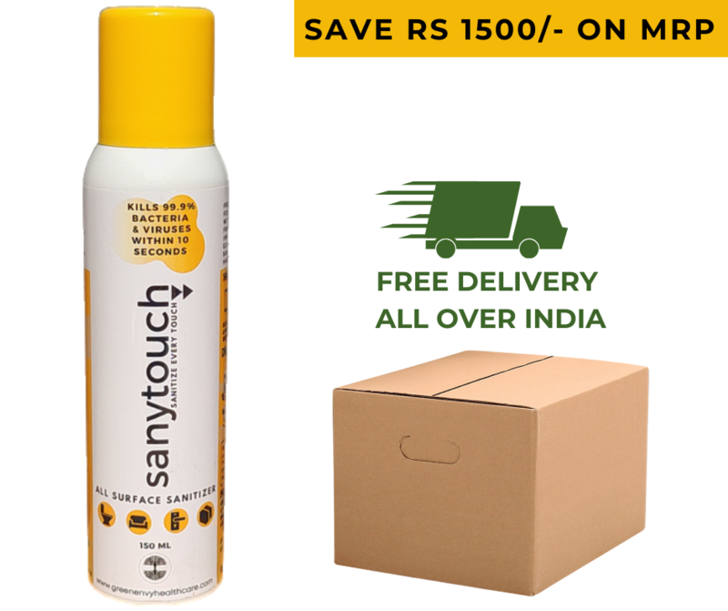 Sanytouch All Surface Sanitizer Spray - 150ml (Box of 30 Sprays)