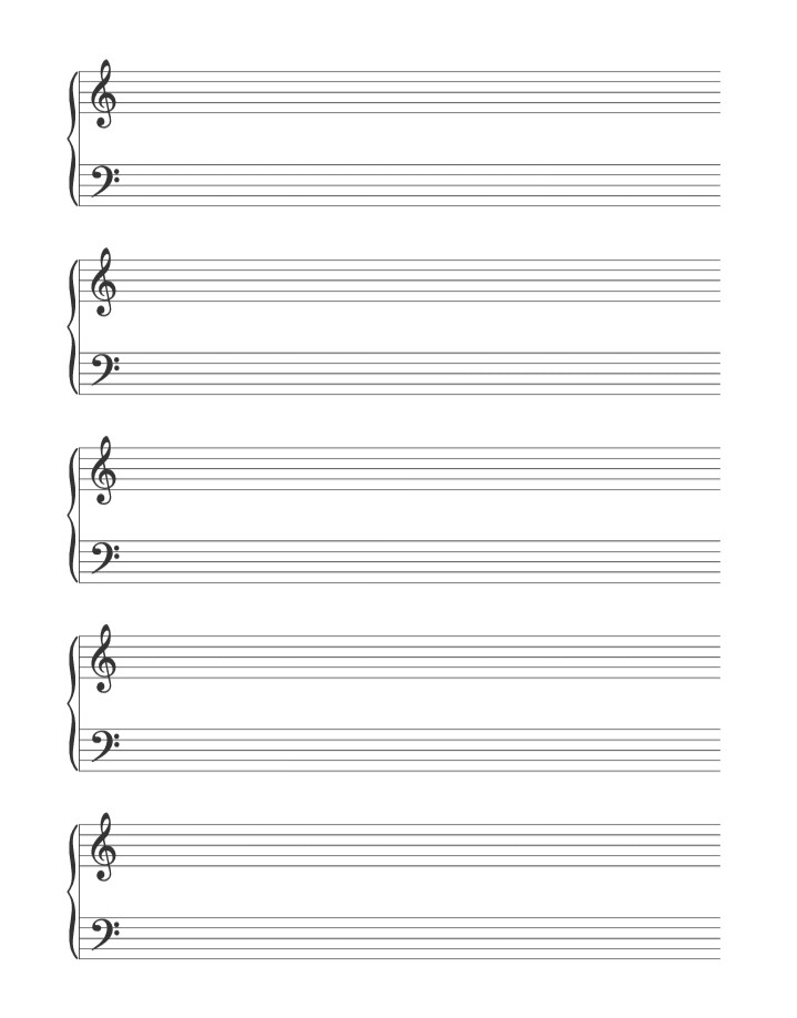 PIANO STAFF BOOK