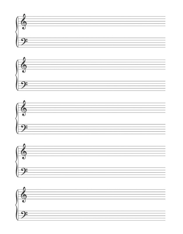 PIANO STAFF BOOK