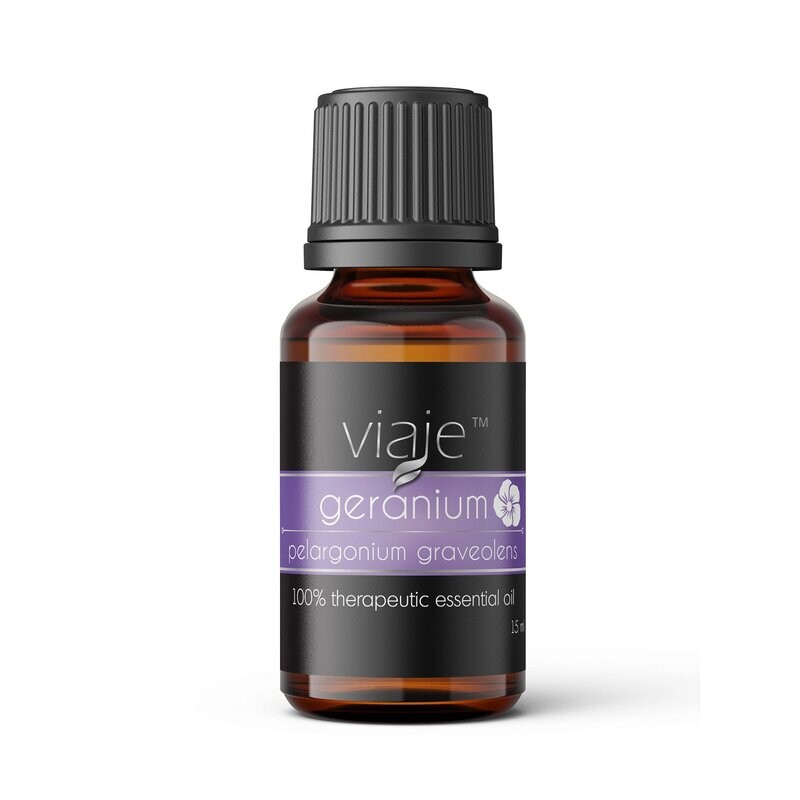VIAJE™ Geranium Pure Essential Oil 15ml VIAJE™ Geranium Pure Essential Oil 15ml