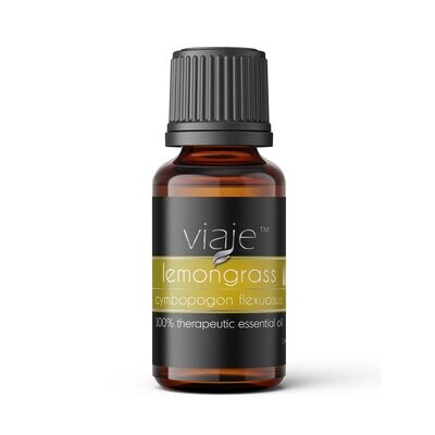 VIAJE™ Lemongrass Pure Essential Oil 15 ml (Organic)