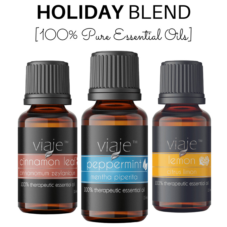 VIAJE™ Essential Oil 15 ml HOLIDAY BLEND Three Pack