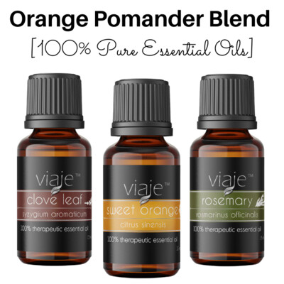 VIAJE™ Essential Oil 15 ml ORANGE POMANDER BLEND Three Pack