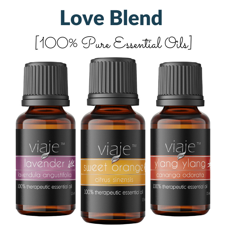 VIAJE™ Essential Oil 15 ml LOVE BLEND Three Pack