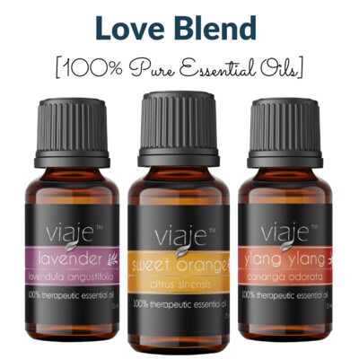VIAJE™ Essential Oil 15 ml LOVE BLEND Three Pack