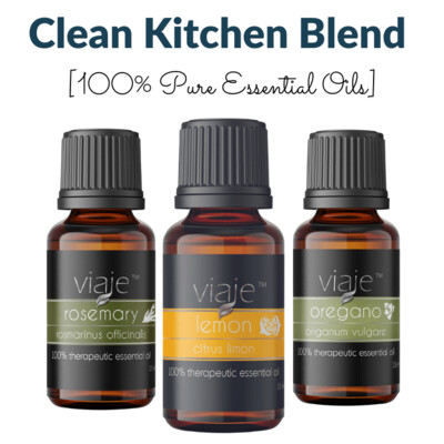 VIAJE™ Essential Oil 15 ml CLEAN KITCHEN BLEND Three Pack
