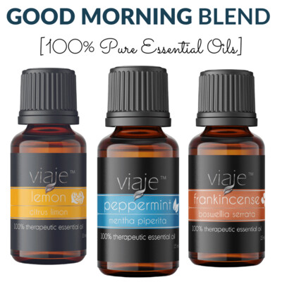 VIAJE™ Essential Oil 15 ml GOOD MORNING BLEND Three Pack