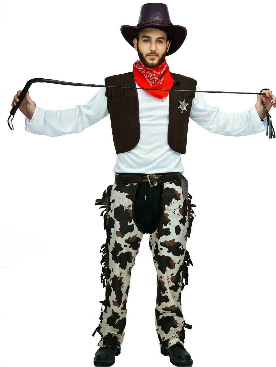 Deluxe Cowboy 7 Piece Costume Set