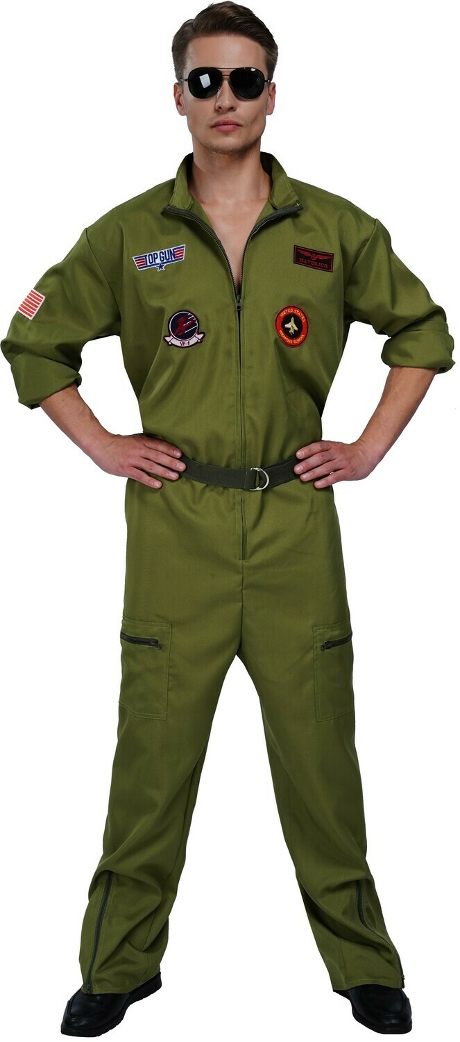 Adult Air Force Fighter Pilot Jumpsuit Costume