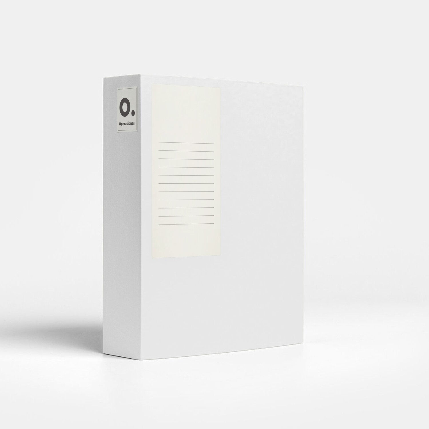Caja de conservación de papel.