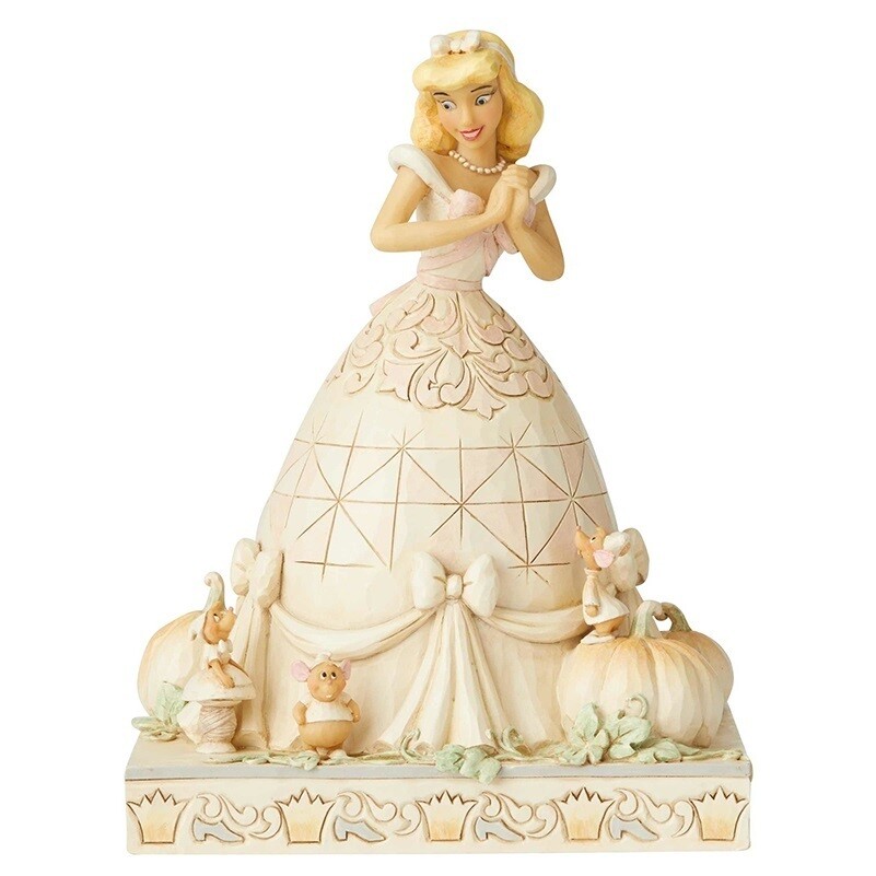 Disney Traditions by Jim Shore - Cinderella - White Woodland - Darling Dreamer