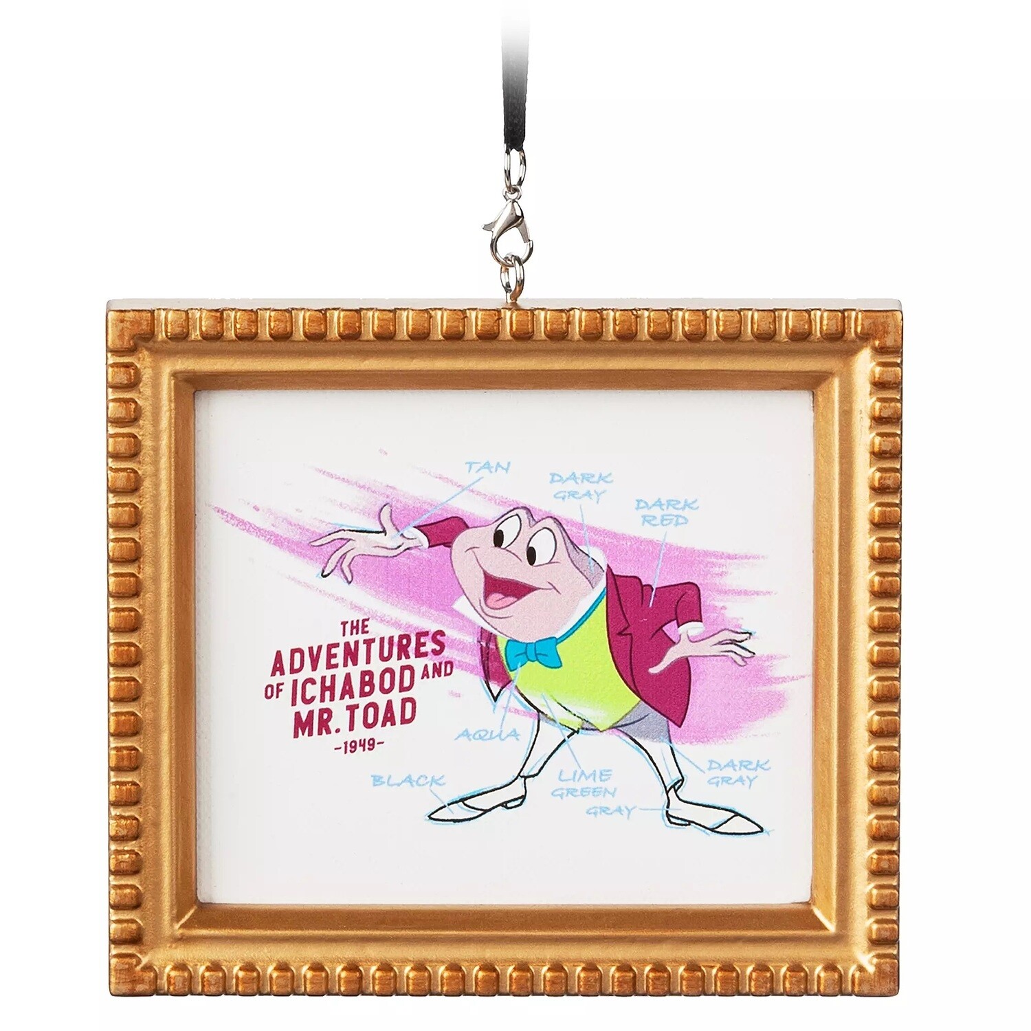 J. Thaddeus Toad Framed Canvas Ornament