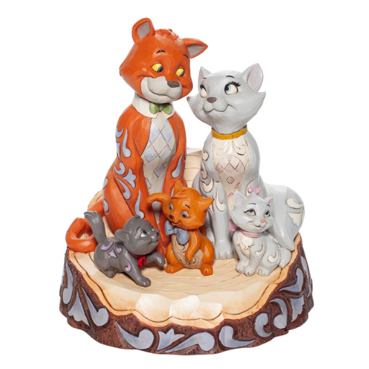 Disney Traditions by Jim Shore - Aristocats Carved by the Heart