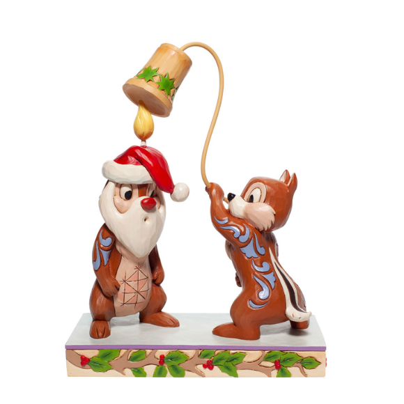 Disney Traditions by Jim Shore - Christmas Chip &#39;n Dale - Snuff Said