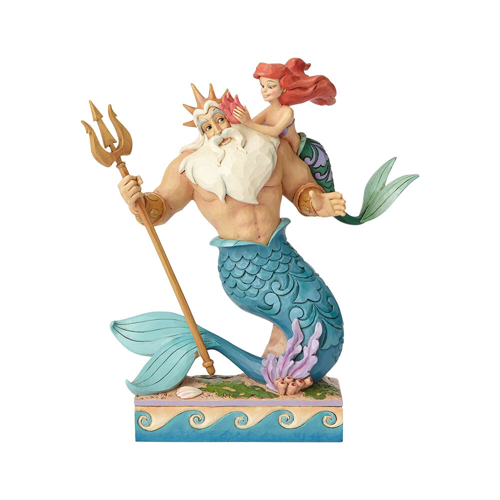 Disney Traditions by Jim Shore - Ariel &amp; Triton - Daddy&#39;s Little Princess