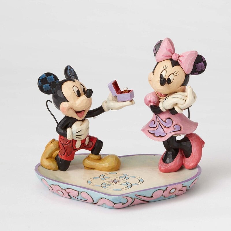 Disney Traditions by Jim Shore - Mickey Proposing to Minnie - A Magical Moment