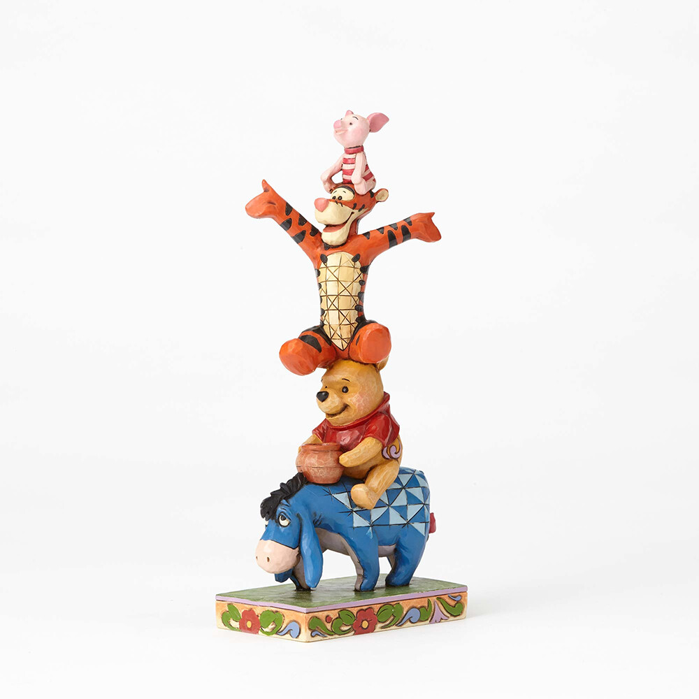 Disney Traditions by Jim Shore -  Eeyore, Pooh, Tigger &amp; Piglet Stacked