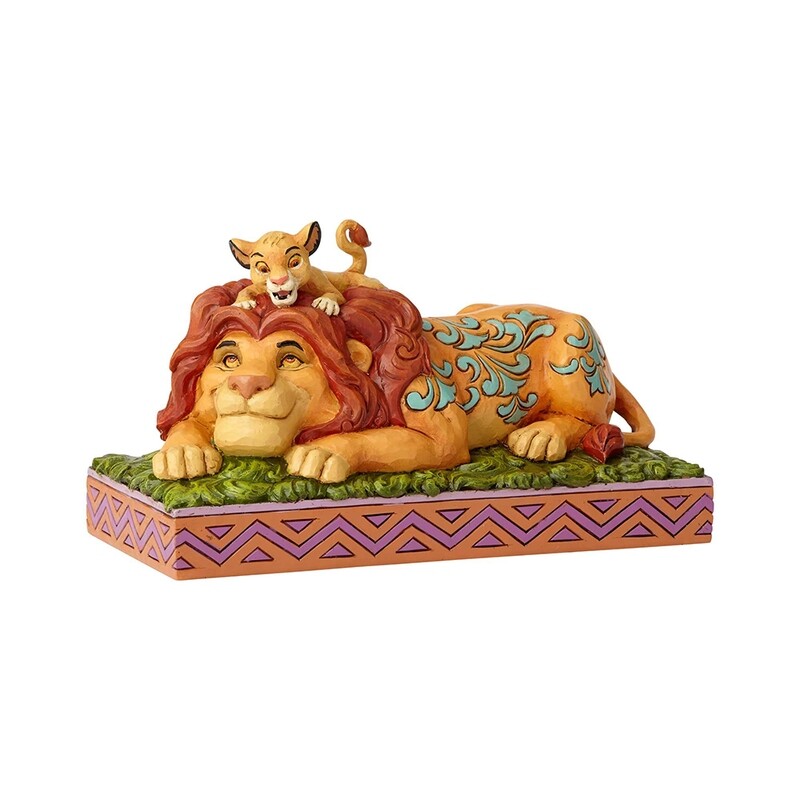 Disney Traditions by Jim Shore - Mufasa and Simba - A Father&#39;s Pride