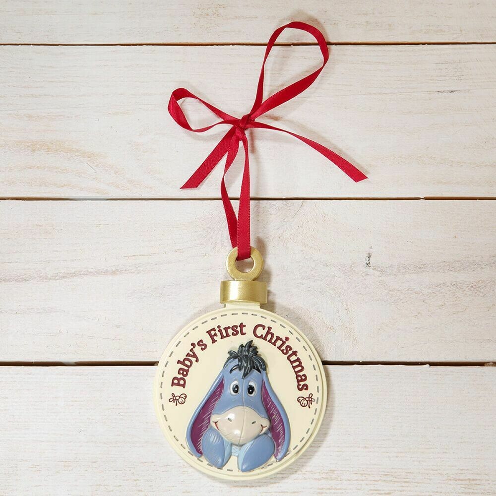 Eeyore Baby&#39;s First Christmas Hanging Ornament