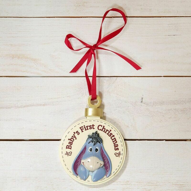 Eeyore Baby's First Christmas Hanging Ornament