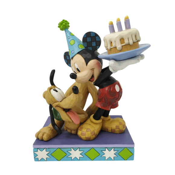 Disney Traditions by Jim Shore - Pluto and Mickey 90th Anniversary - Happy Birthday, Pal!