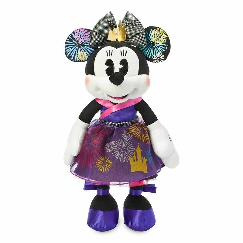 Minnie Mouse Main Attraction Nighttime Fireworks &amp; Castle Finale Plush - 46cm