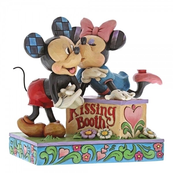 Disney Traditions by Jim Shore - Mickey and Minnie Mouse Kissing Booth