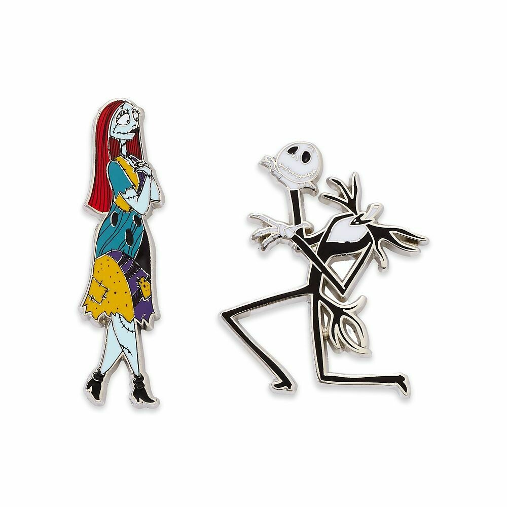 Jack Skellington and Sally Couples Pin Set