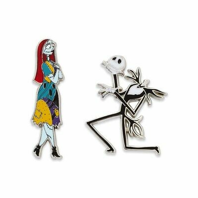 Jack Skellington and Sally Couples Pin Set