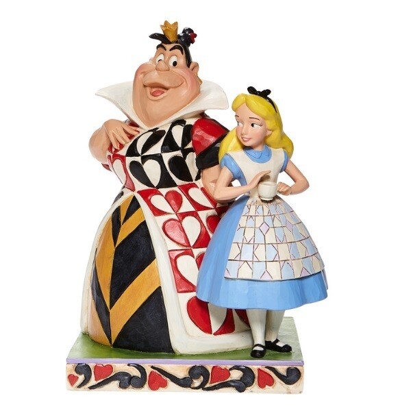 Disney Traditions by Jim Shore - Alice &amp; Queen of Hearts