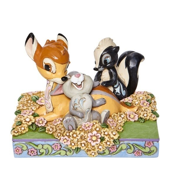 Disney Traditions by Jim Shore - Bambi and Friends in Flowers