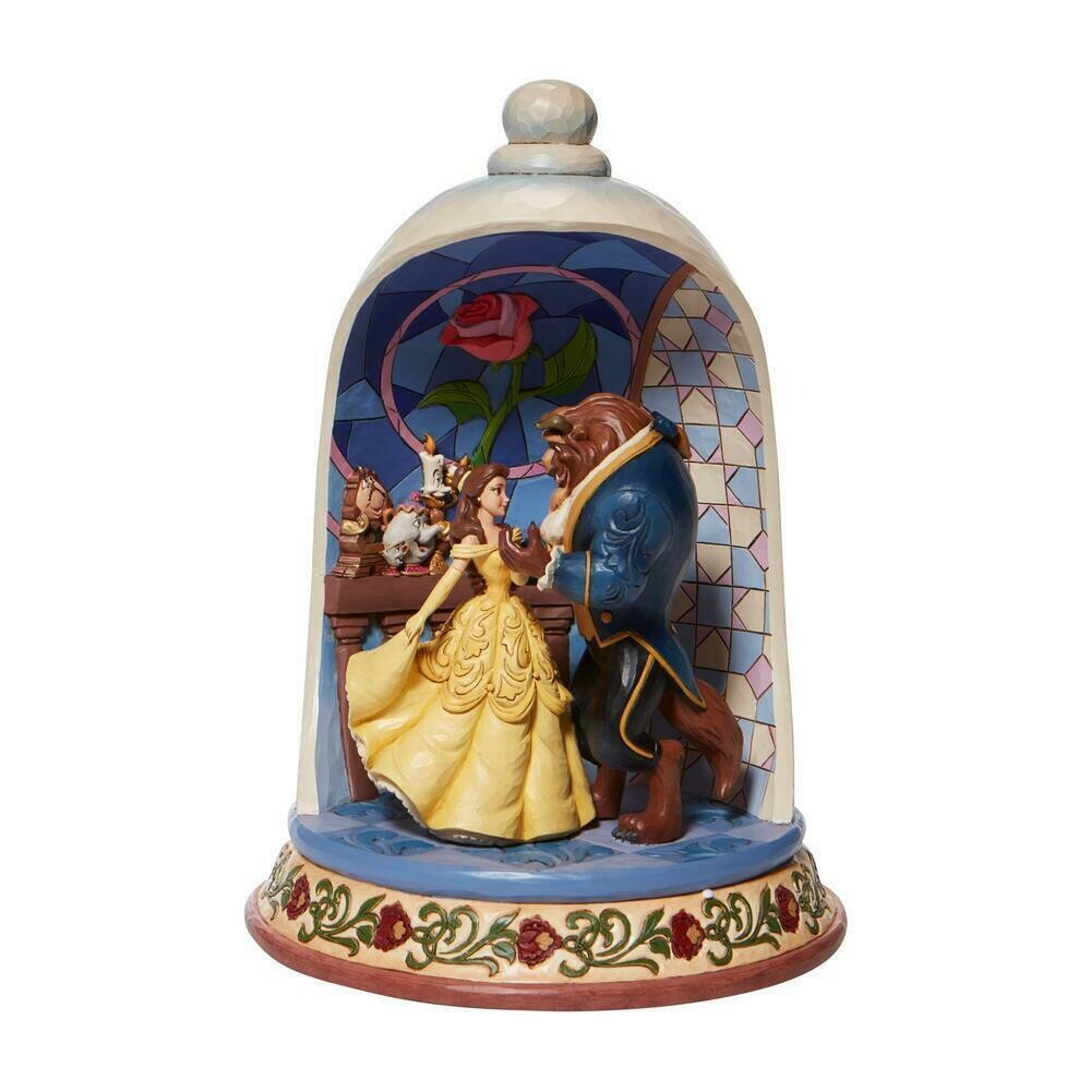 Disney Traditions by Jim Shore - Beauty and the Beast Diorama - Enchanted Love