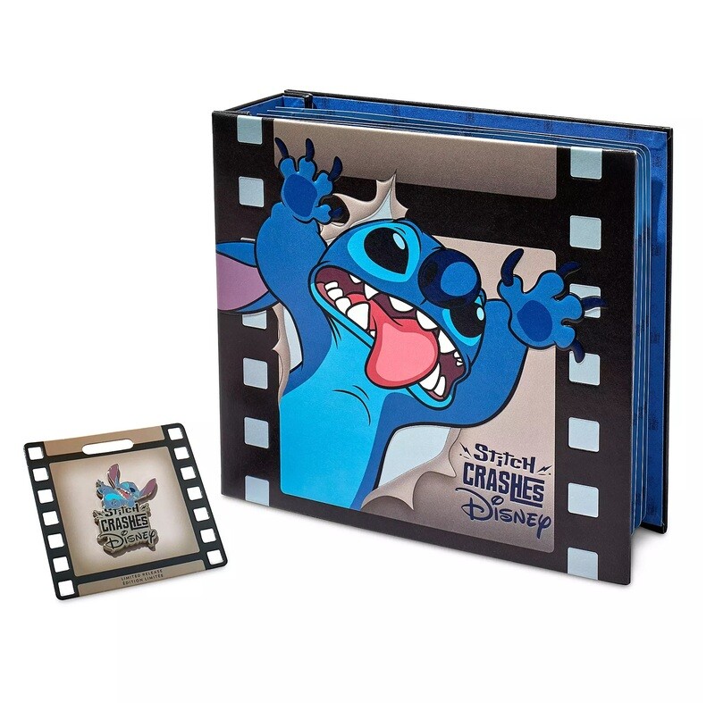 Stitch Crashes Disney Pin Holder with Pin