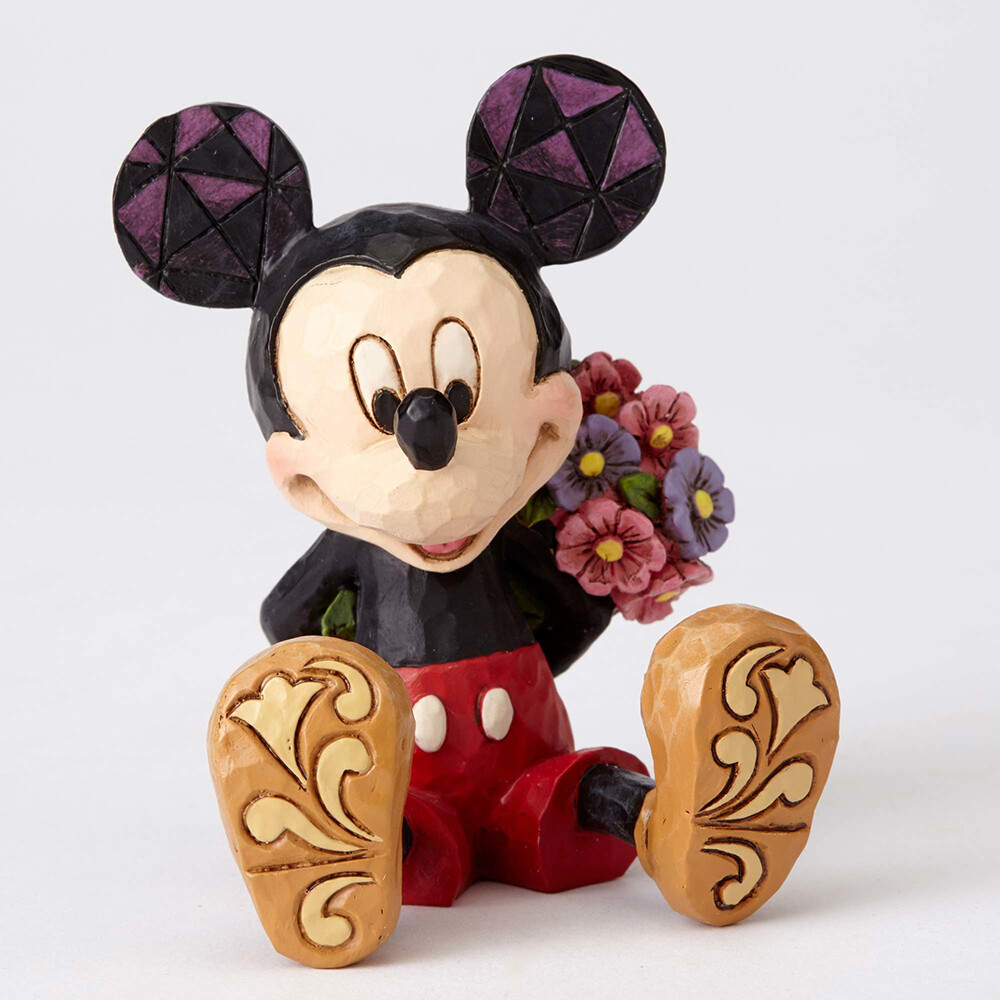 Disney Traditions by Jim Shore - Mini Mickey Mouse with Flowers