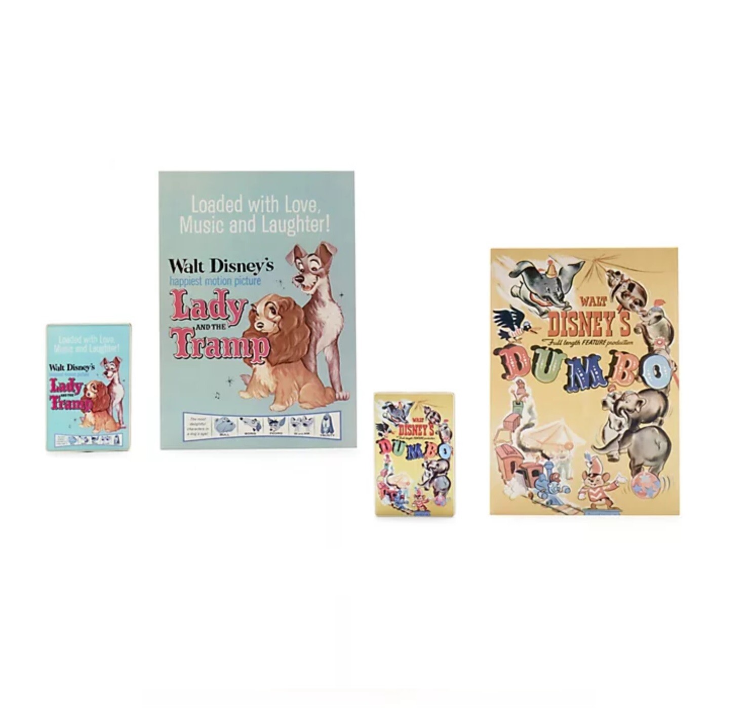 Disney Classics Film Posters Pin Set 1 of 2