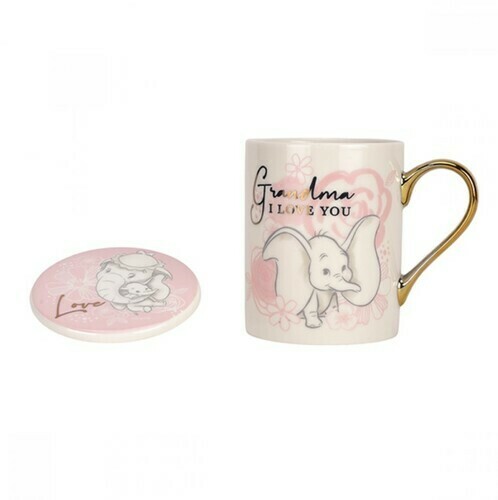 Disney Widdop &amp; Co - Dumbo Grandma Mug and Coaster Set