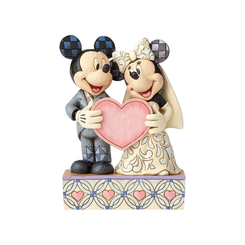 Disney Traditions by Jim Shore - Mickey and Minnie Wedding - Two Souls, One Heart