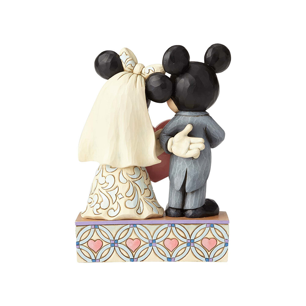 Disney Traditions by Jim Shore - Mickey and Minnie Wedding - Two Souls, One Heart