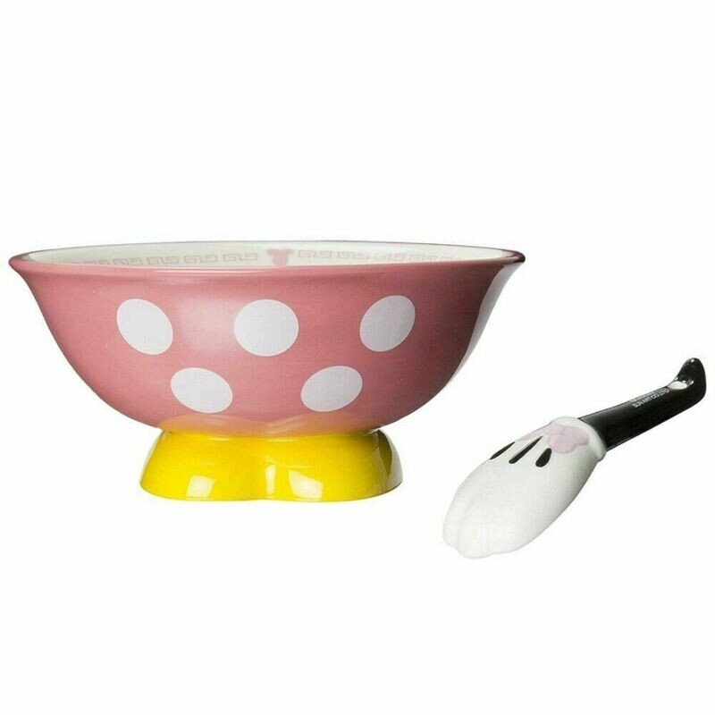 Minnie Mouse Ramen Bowl and Spoon