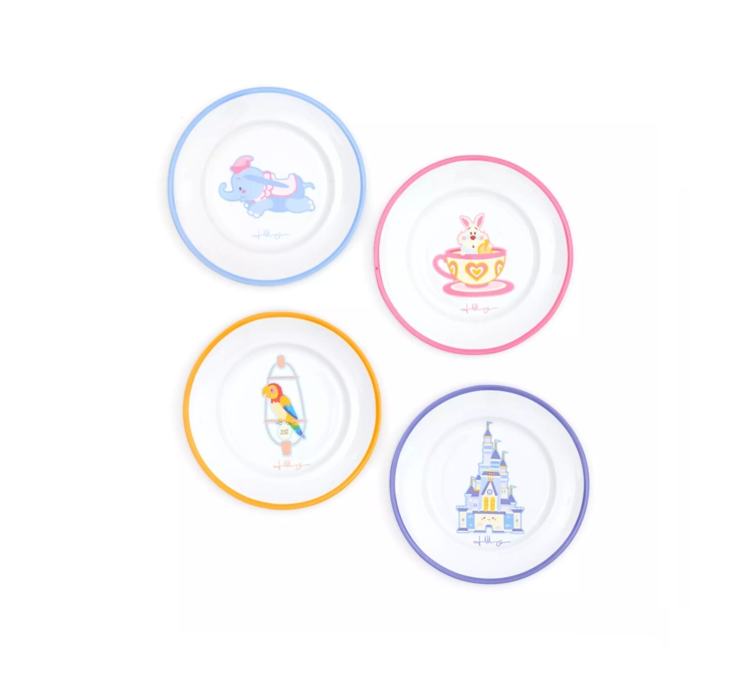 Walt Disney World Plate Set by Jerrod Maruyama