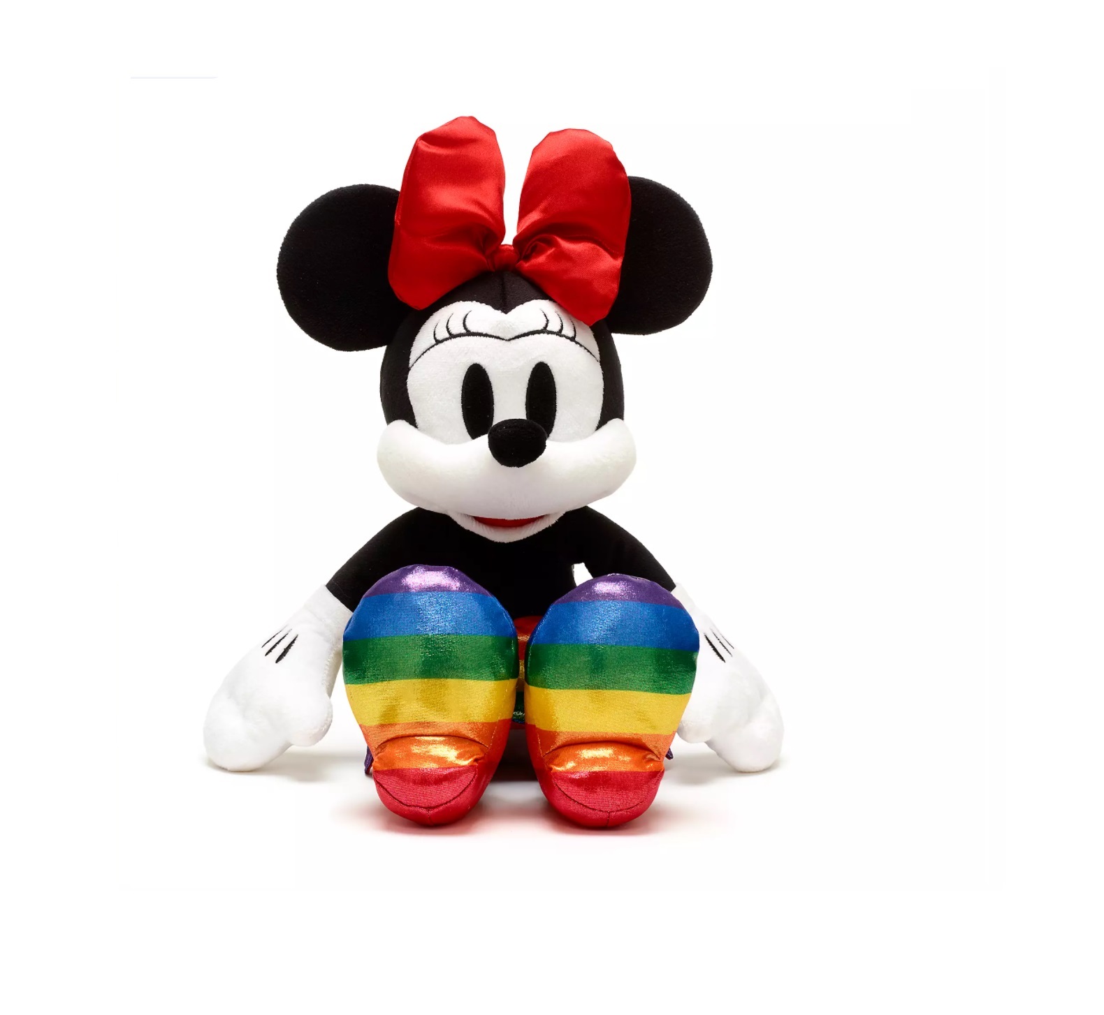 rainbow minnie mouse plush