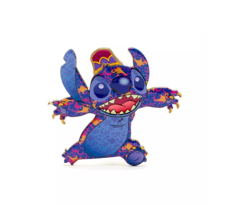 Aladdin Stitch Crashes Disney Jumbo Pin
